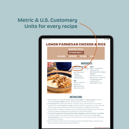 The Meal Prep Cookbook + eBook